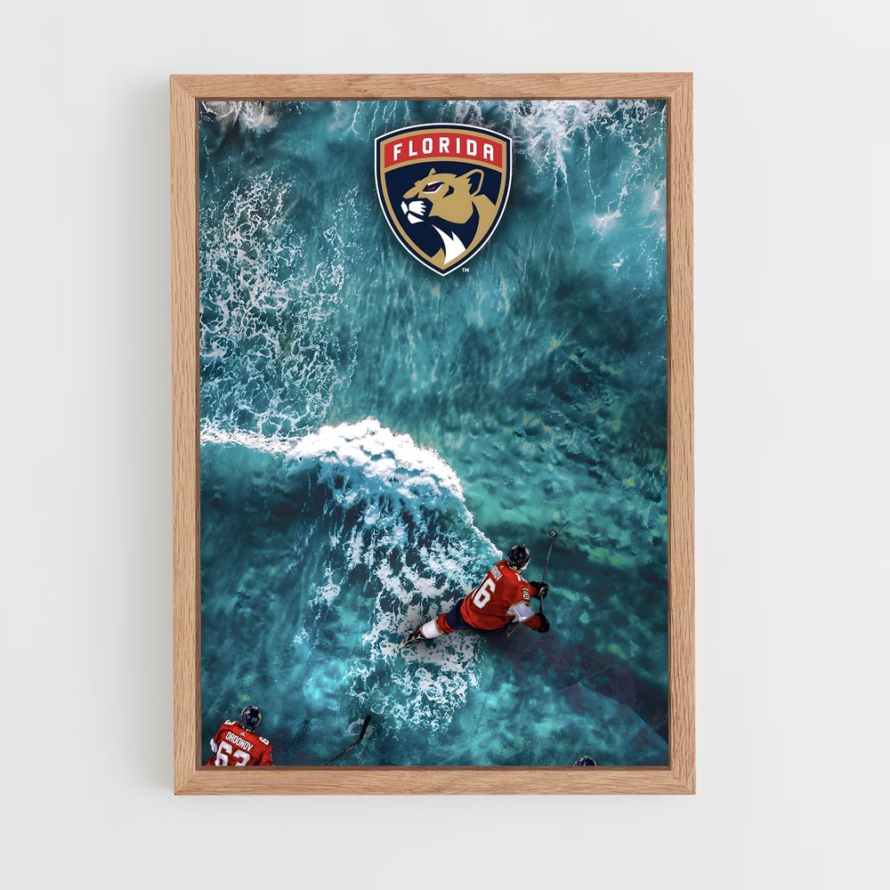 Poster Splash de Panthers – affiche Hockey sur glace (vue 4)